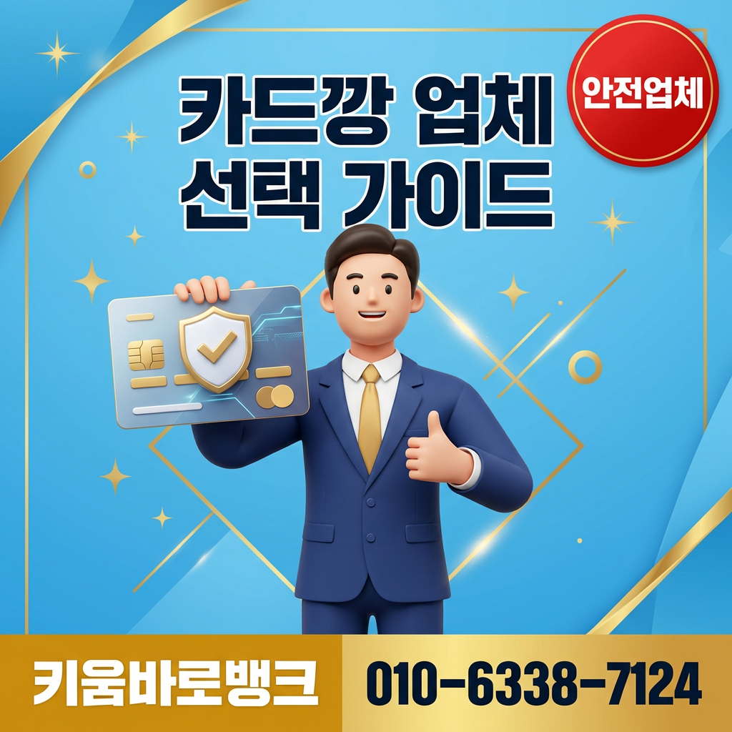 카드깡 안전 업체 선택 가이드 썸네일