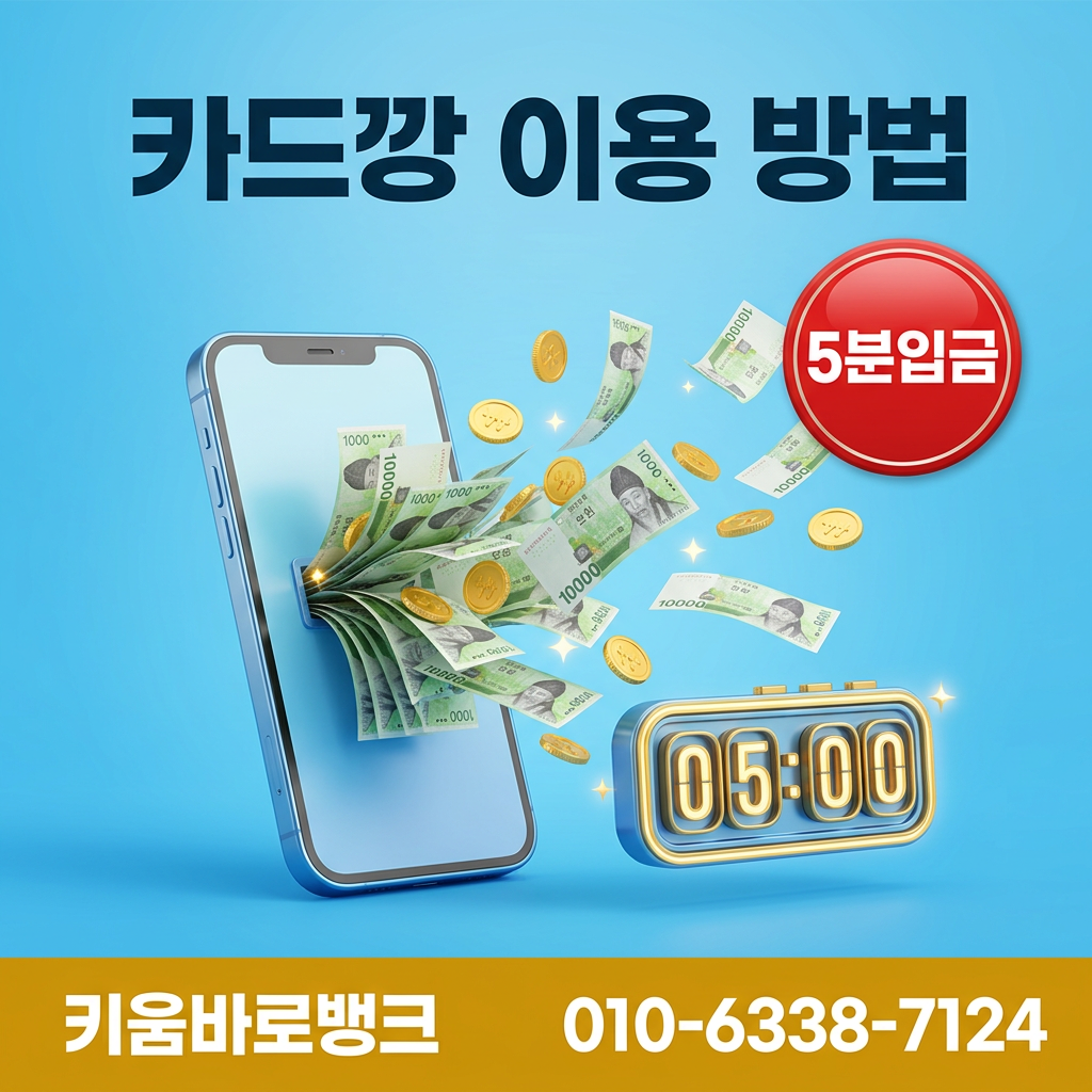 카드깡 이용 방법 완벽 가이드 썸네일