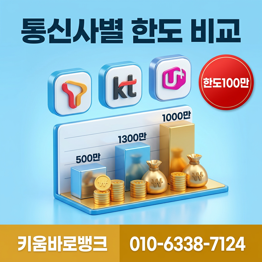 통신사별 카드깡 한도 비교 SKT KT LGU+ 썸네일