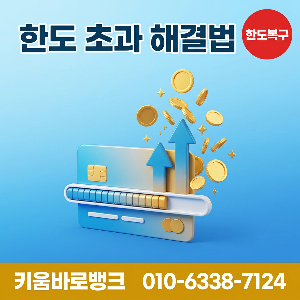 카드깡 한도 초과 해결법 한도 복구 증액 썸네일